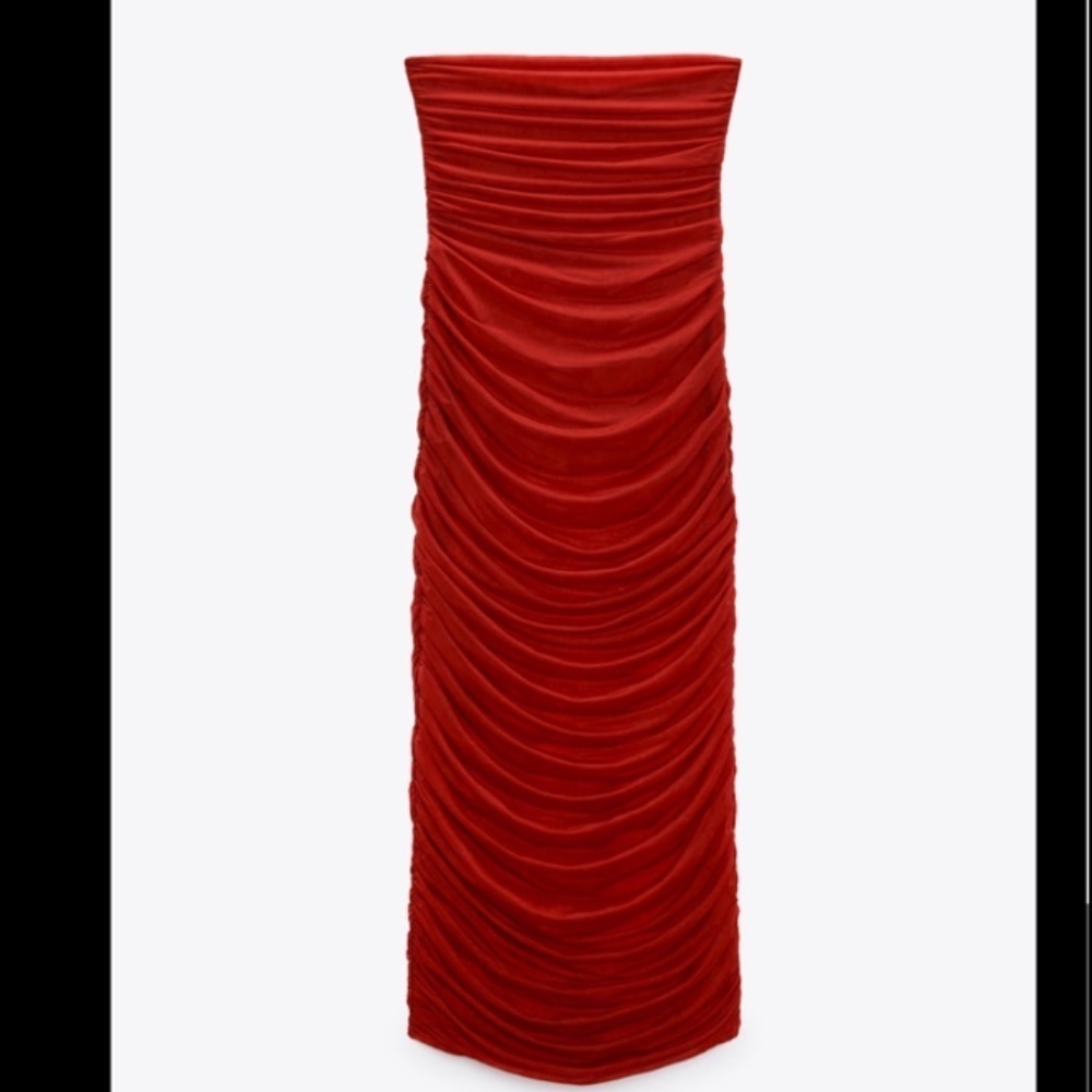 ❤️ STRAPLESS ORGANZA DRESS - Picture 7 of 9